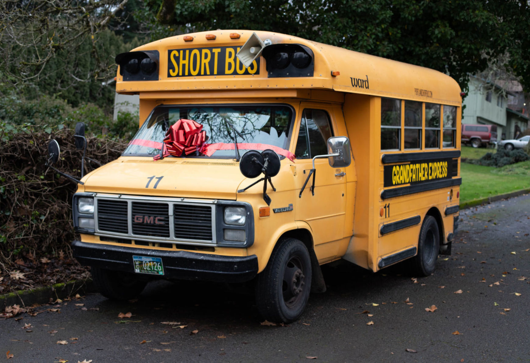 Christmas bus